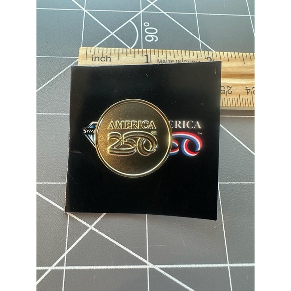 Other - Symbol Arts America 250th Birthday Enamel Pin Series - GOLD & NEW